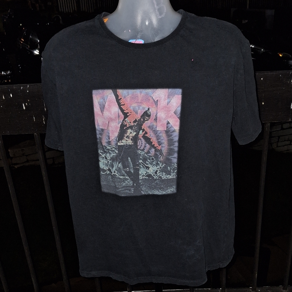 Vintage MGK Machine Gun Kelly Rap T Shirt Size 3XL